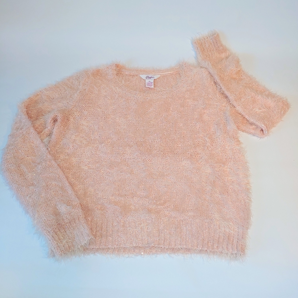 Woman's Light Pink Sweater - XL